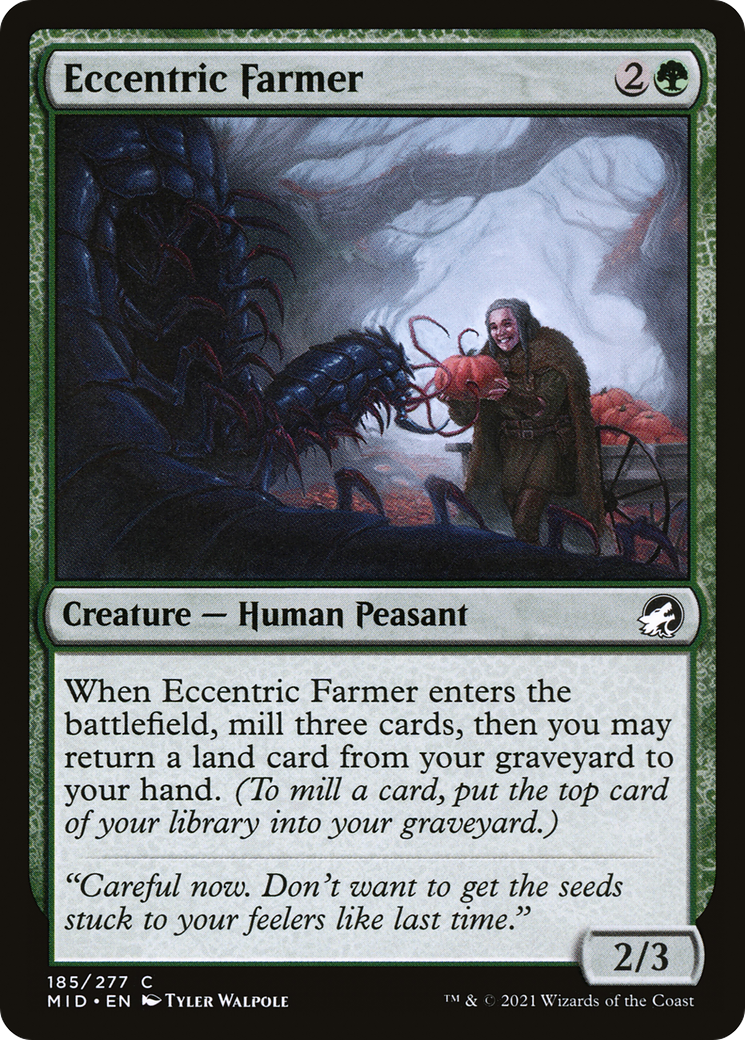Eccentric Farmer (MID-185) - Innistrad: Midnight Hunt Foil