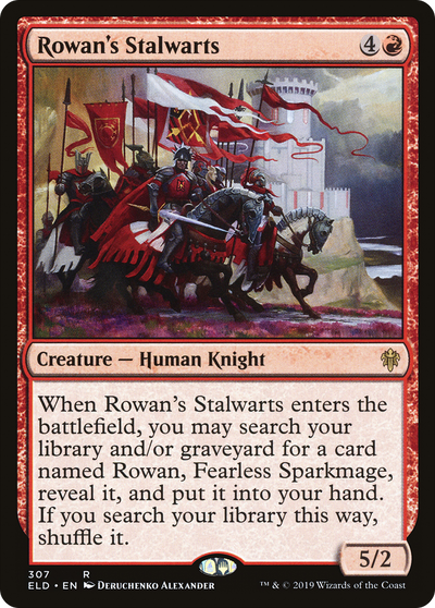 Rowan's Stalwarts [Throne of Eldraine]