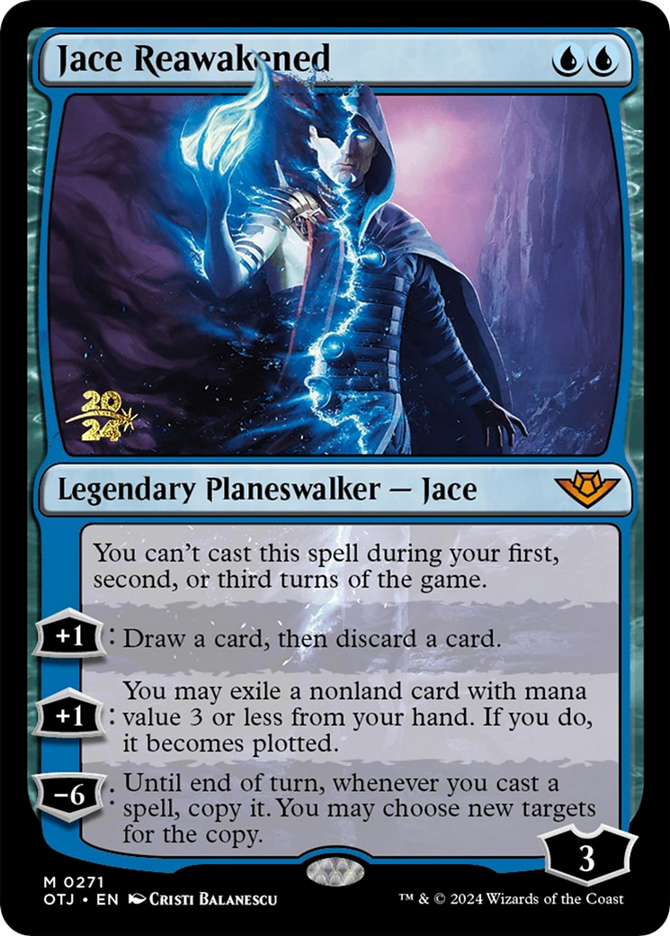 Jace Reawakened (PRE-271) - Outlaws of Thunder Junction Promos Foil