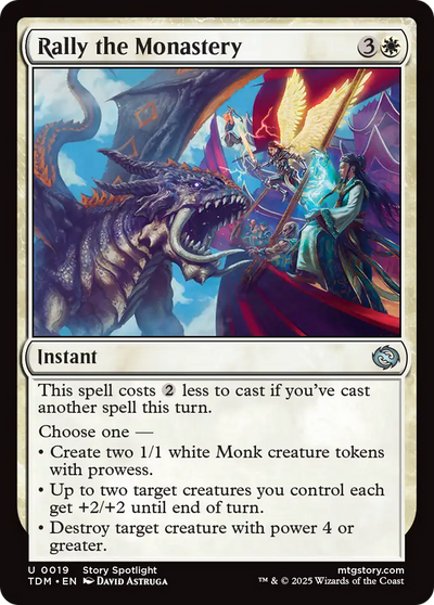 Rally the Monastery (TDM-019) - Tarkir: Dragonstorm