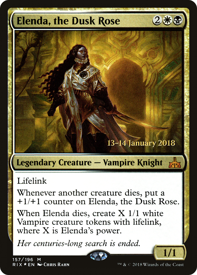 Elenda, the Dusk Rose (PRE-157) - Rivals of Ixalan Promos Foil