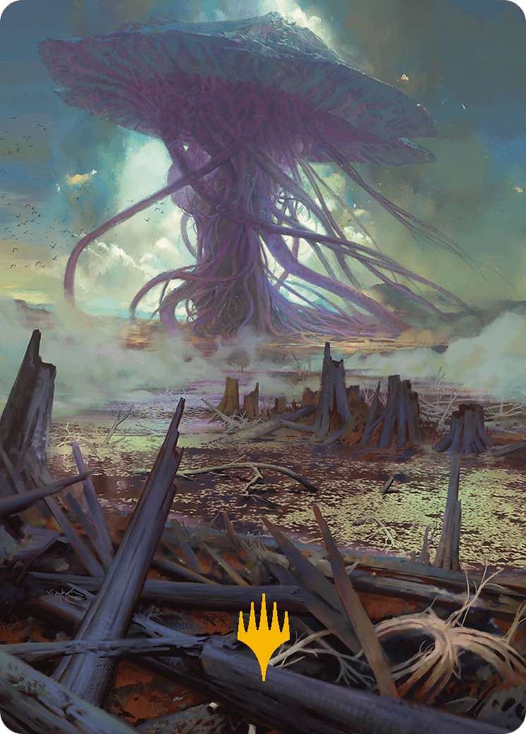 Swamp // Swamp (AMH3-024) - Modern Horizons 3 Art Series (Borderless)