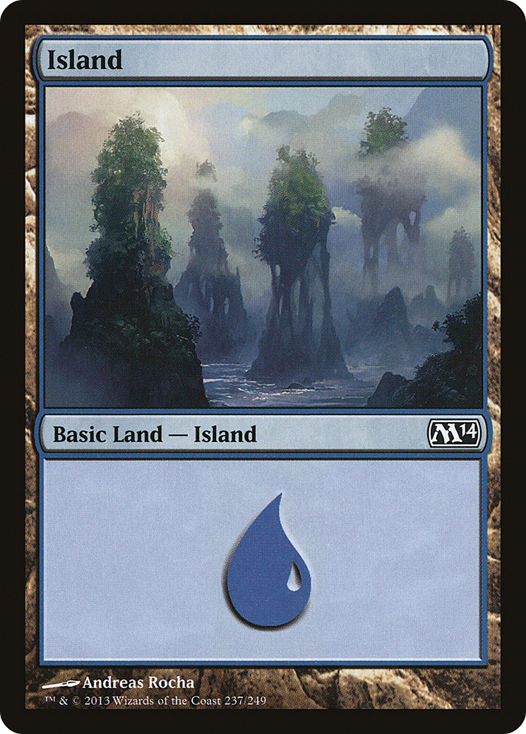 Island (237) (M14-237) - Magic 2014 Foil