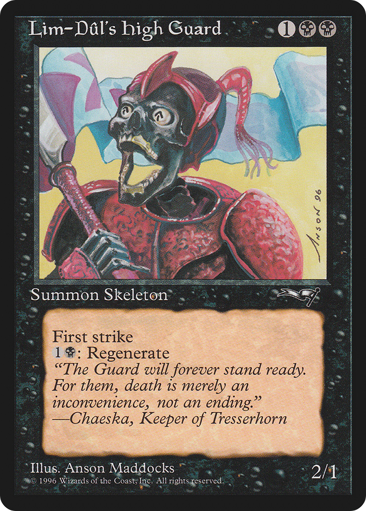 Lim-Dul's High Guard (Red Armor) (ALL-018) - Alliances