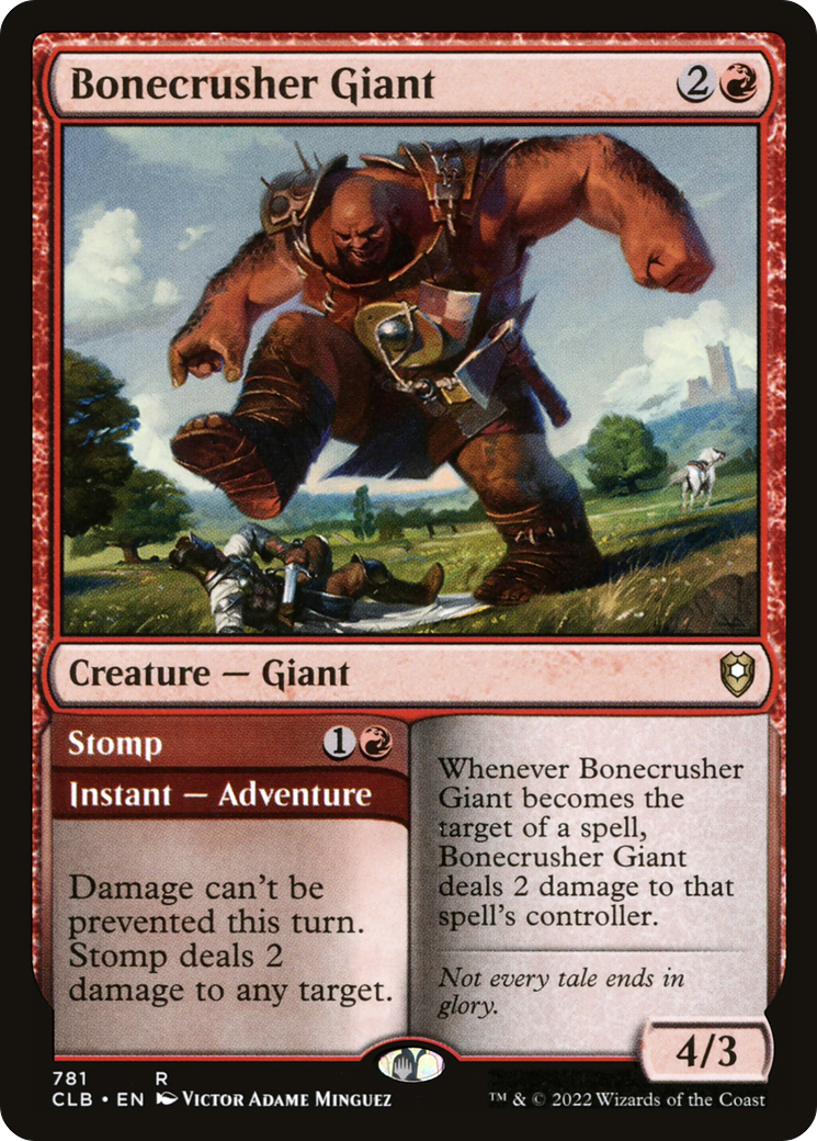 Bonecrusher Giant // Stomp [Commander Legends: Battle for Baldur's Gate]