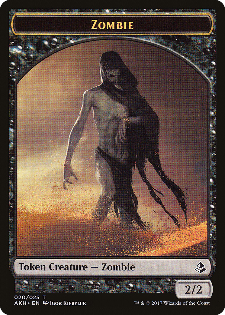 Zombie Token (AKH-020) - Amonkhet Tokens