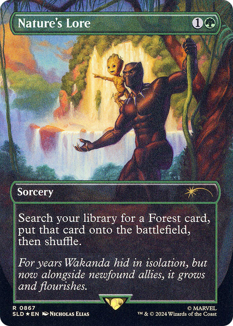 Nature's Lore (867) (Rainbow Foil) [Secret Lair Drop Series]