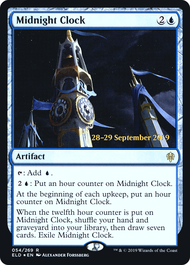 Midnight Clock (PRE-054) - Throne of Eldraine Promos Foil