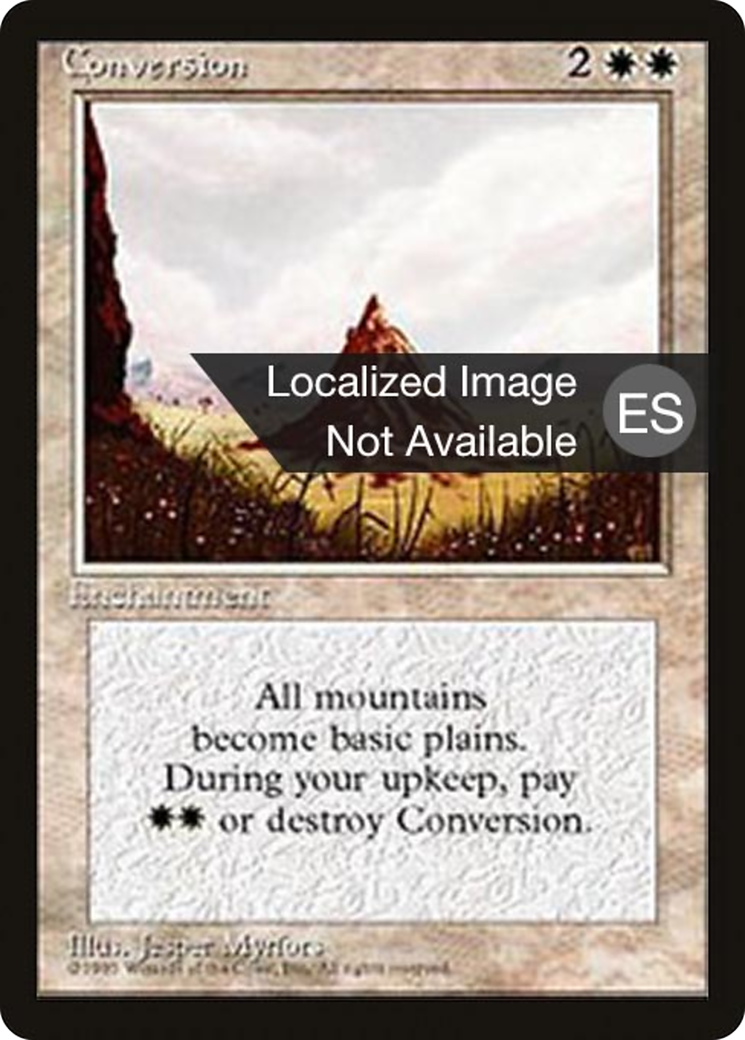 Conversion (4BB-) - Fourth Edition Foreign Black Border
