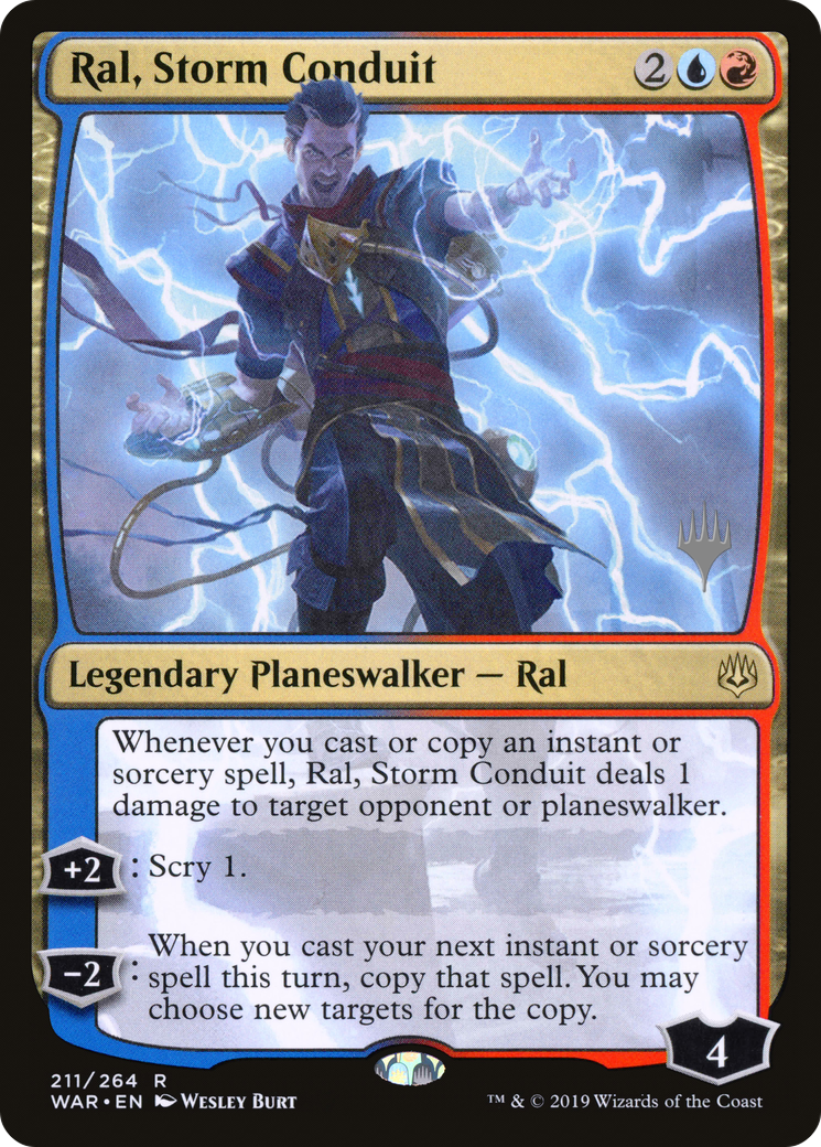 Ral, Storm Conduit (PPELD-211) - War of the Spark Promos