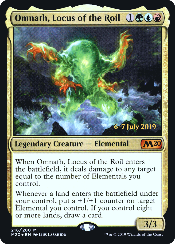 Omnath, Locus of the Roil (PRE-216) - Core Set 2020 Promos Foil