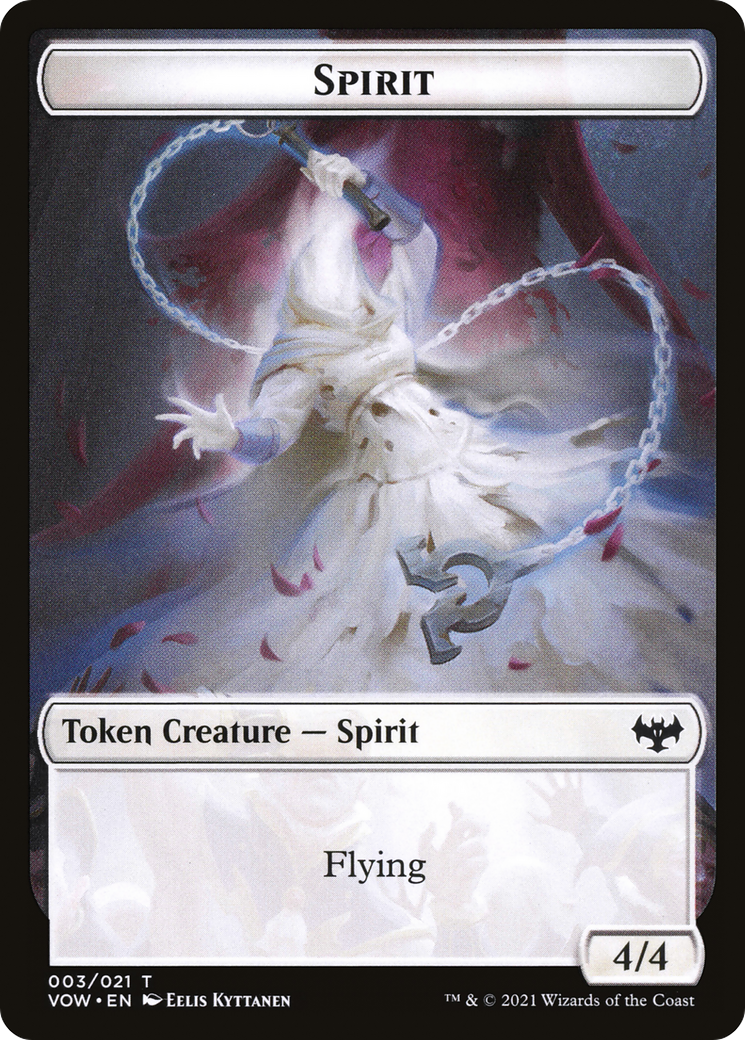 Spirit (TVOW-003) - Innistrad: Crimson Vow Tokens Foil