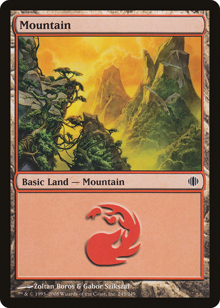 Mountain (245) (ALA-245) - Shards of Alara Foil