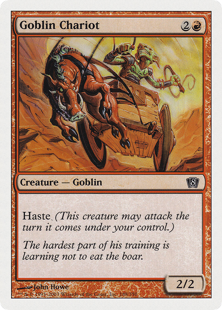 Goblin Chariot (8ED-188) - 8th Edition Foil