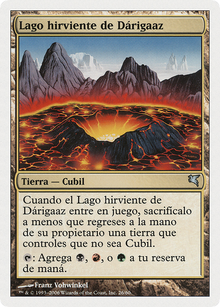 Darigaaz's Caldera (French) - "Caldeira de Darigaaz" (PSAL-D26) - Salvat 2005