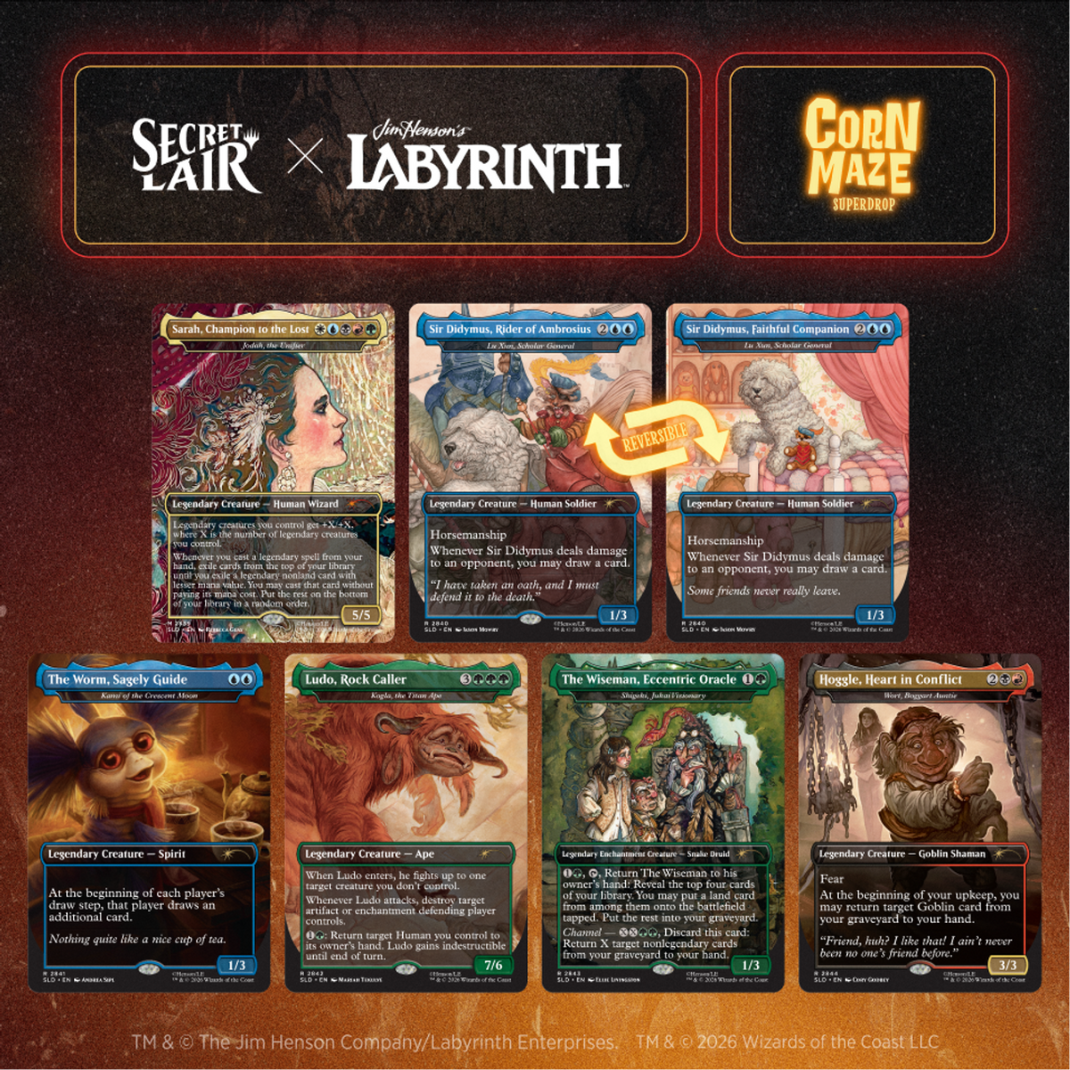 Secret Lair x Jim Henson’s Labyrinth: Should You Need Us Non-Foil Edition