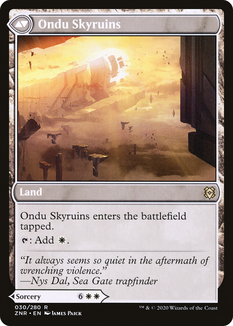 Ondu Inversion (ZNR-030) - Zendikar Rising Foil
