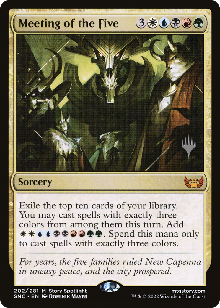 Meeting of the Five (PPSNC-202) - Streets of New Capenna Promos Foil