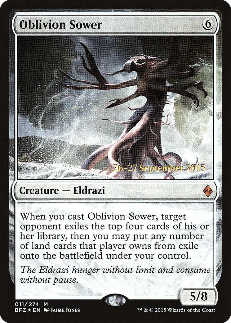 Oblivion Sower (PRE-011) - Battle for Zendikar Promos Foil