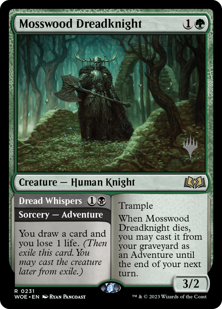 Mosswood Dreadknight (PPWOE-231) - Wilds of Eldraine Promos