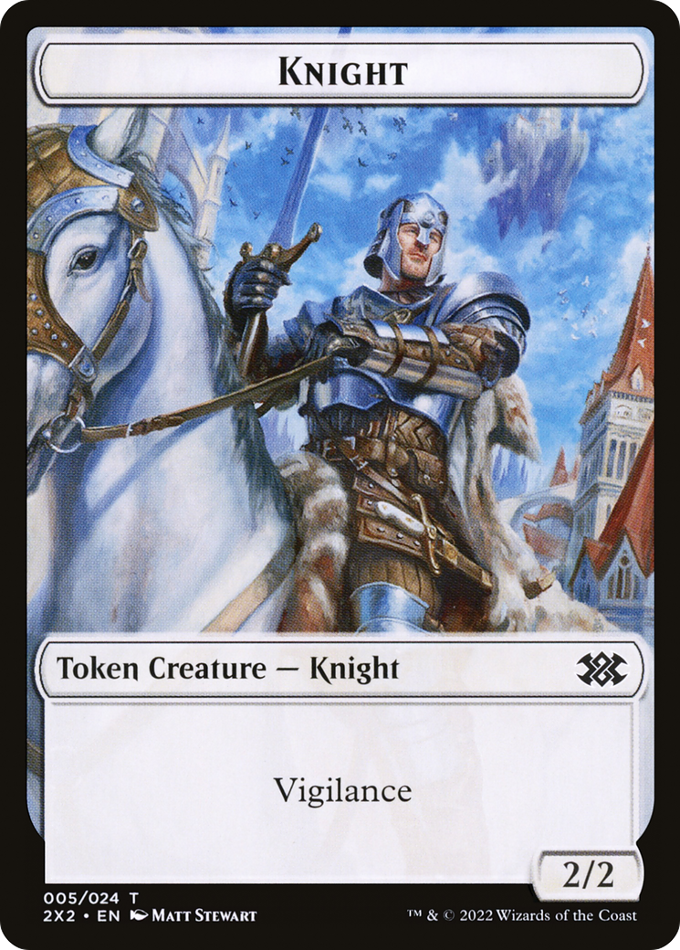 Knight (T2X2-005) - Double Masters 2022 Tokens