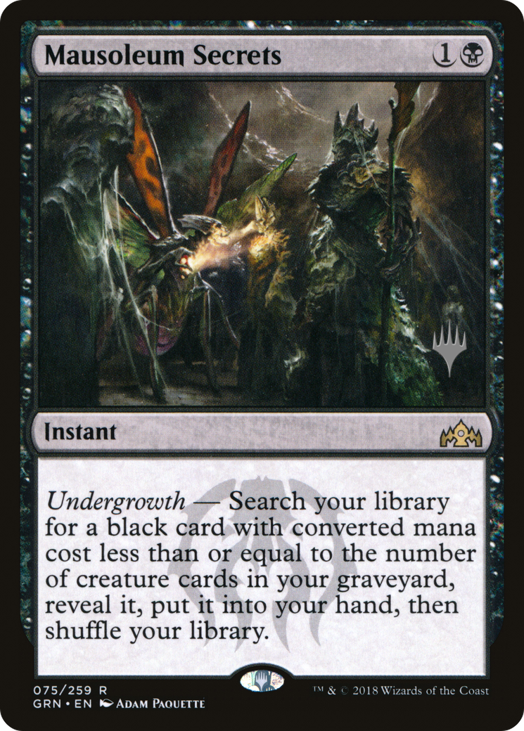 Mausoleum Secrets (PPTHB-075) - Guilds of Ravnica Promos