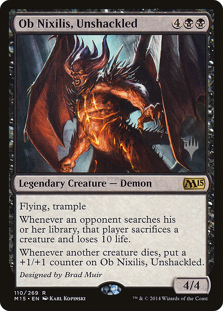 Ob Nixilis, Unshackled (PPZNR-110) - Magic 2015 Promos