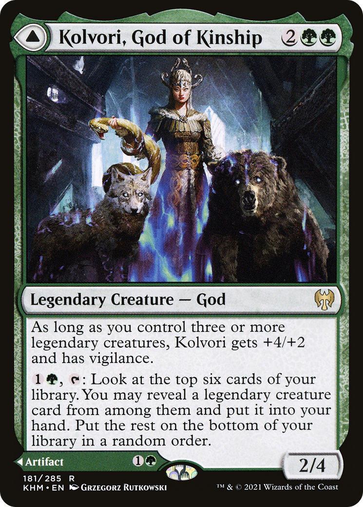 Kolvori, God of Kinship (KHM-181) - Kaldheim Foil
