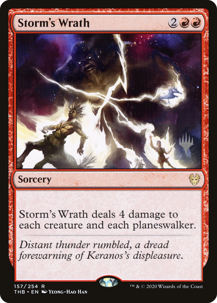 Storm's Wrath (PPTHB-157P) - Theros Beyond Death Promos