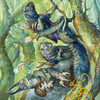 The Odd Acorn Gang // The Odd Acorn Gang (ABLB-032) - Bloomburrow Art Series (Borderless) Foil