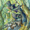 The Odd Acorn Gang // The Odd Acorn Gang (ABLB-032) - Bloomburrow Art Series (Borderless)
