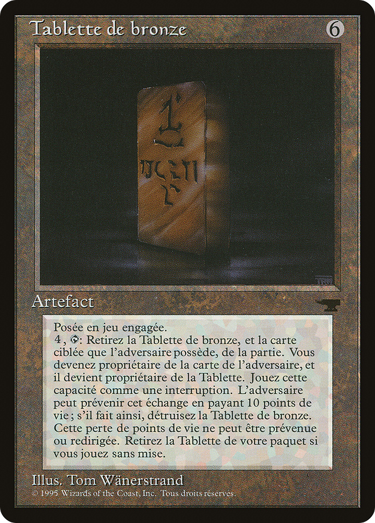 Bronze Tablet (French) - "Tablette de bronze" (REN-) - Renaissance