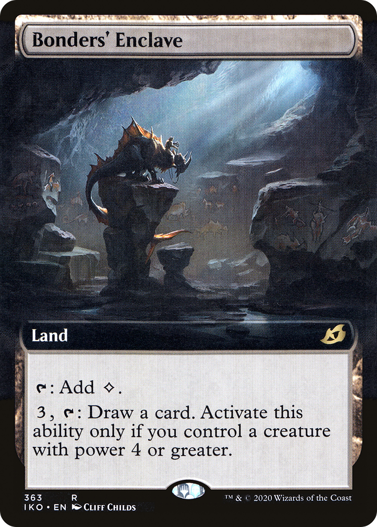 Bonders' Enclave (Extended Art) (IKO-363) - Ikoria: Lair of Behemoths: (Extended Art) Foil