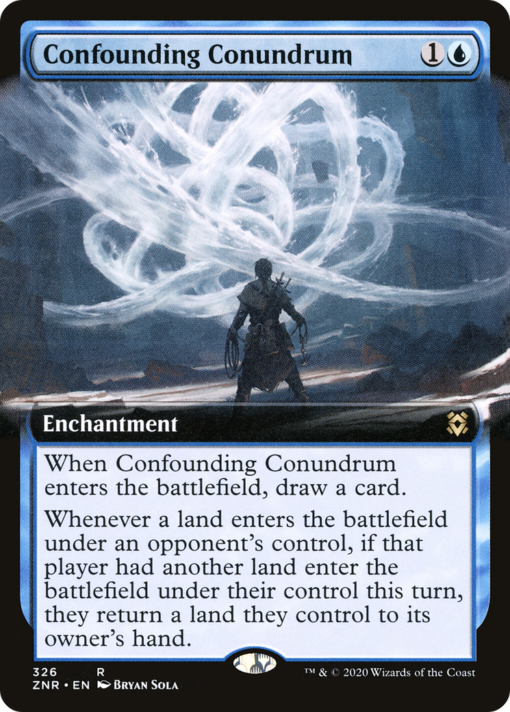 Confounding Conundrum (Extended Art) (ZNR-326) - Zendikar Rising: (Extended Art) Foil