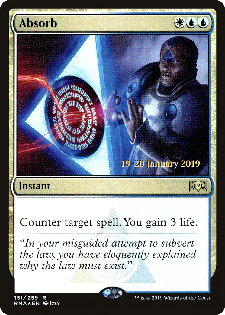 Absorb (PRE-151) - Ravnica Allegiance Promos Foil