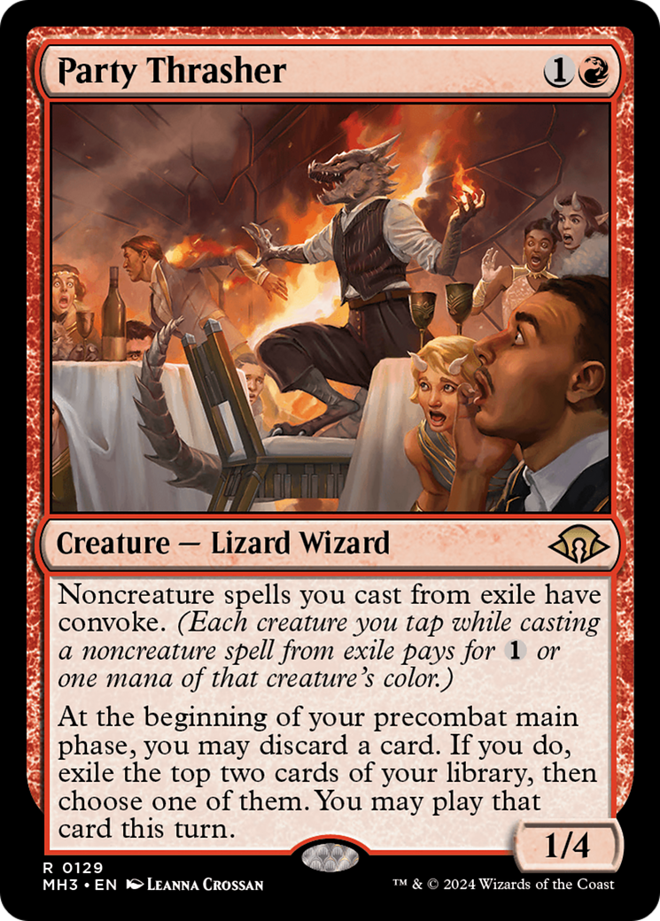 Party Thrasher (MH3-129) - Modern Horizons 3 Foil