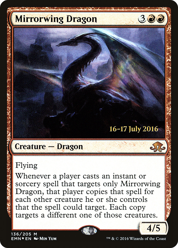 Mirrorwing Dragon (PRE-136) - Eldritch Moon Promos Foil