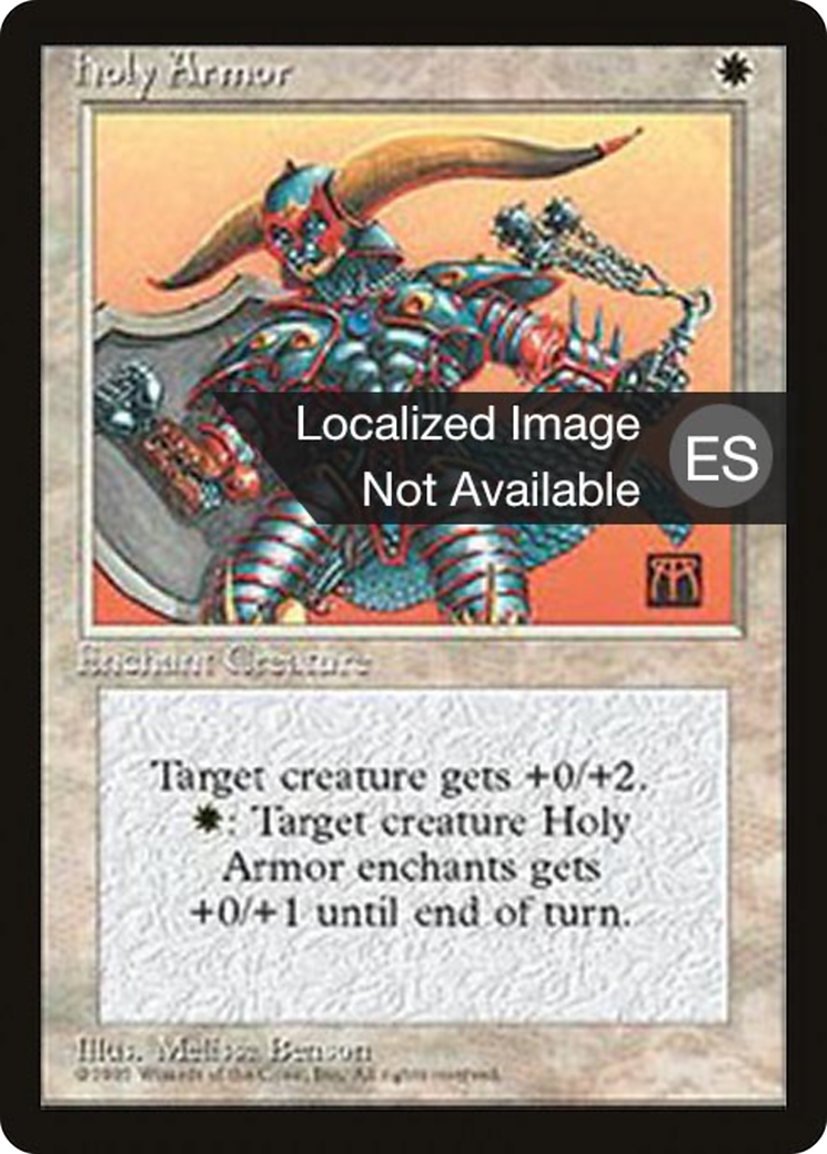 Holy Armor (4BB-) - Fourth Edition Foreign Black Border