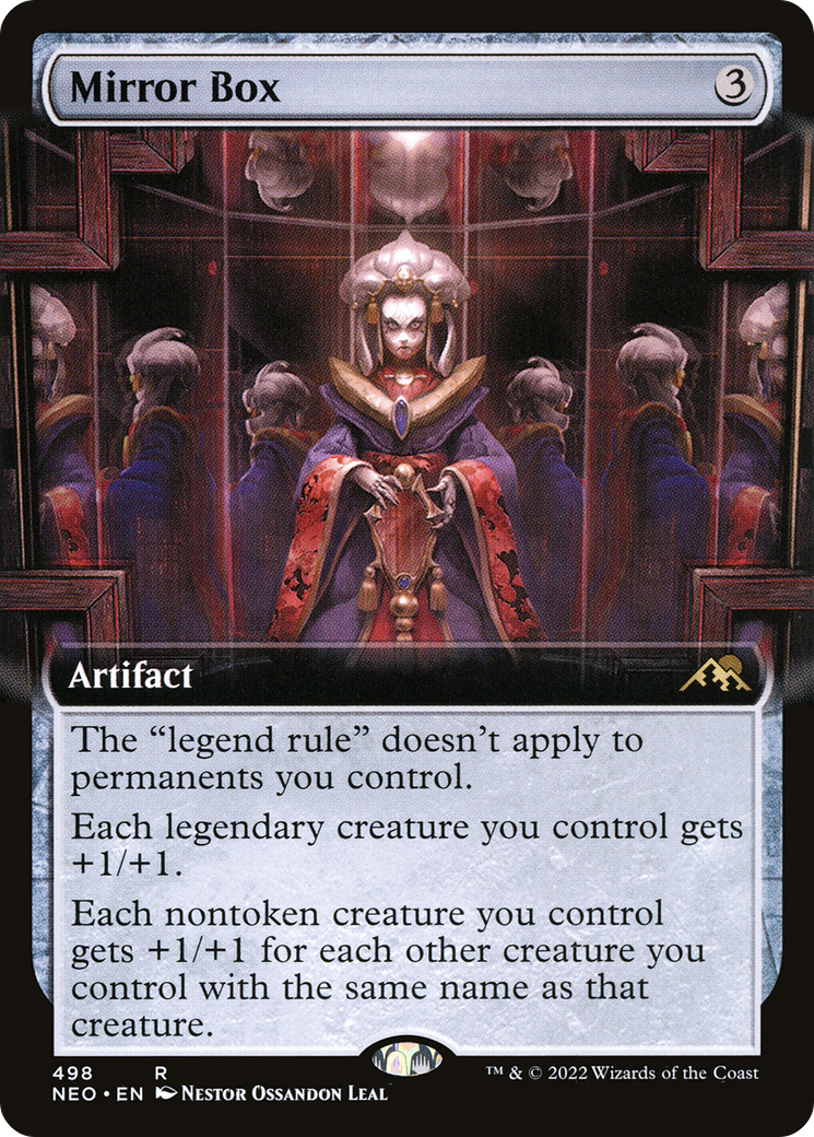 Mirror Box (Extended Art) (NEO-498) - Kamigawa: Neon Dynasty: (Extended Art) Foil