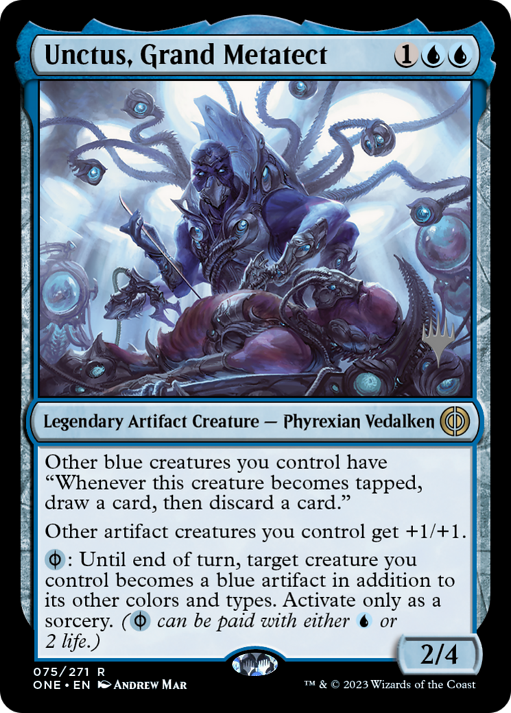 Unctus, Grand Metatect (PPONE-075) - Phyrexia: All Will Be One Promos