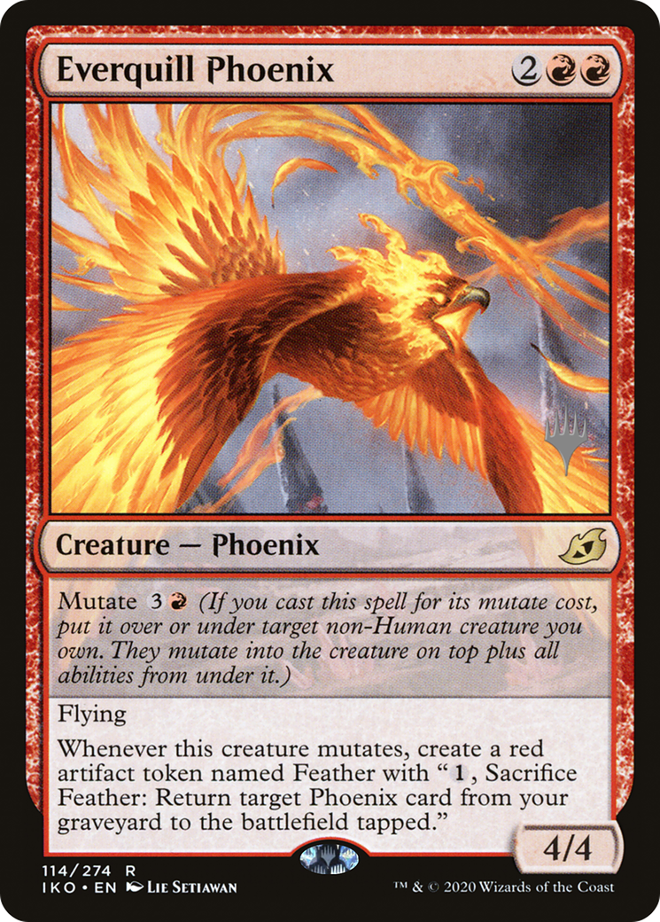 Everquill Phoenix (PPIKO-114P) - Ikoria: Lair of Behemoths Promos Foil