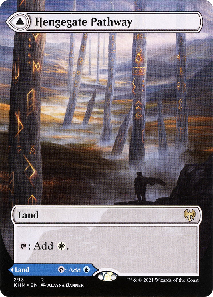 Hengegate Pathway (Borderless) (KHM-293) - Kaldheim: (Showcase) (Borderless)