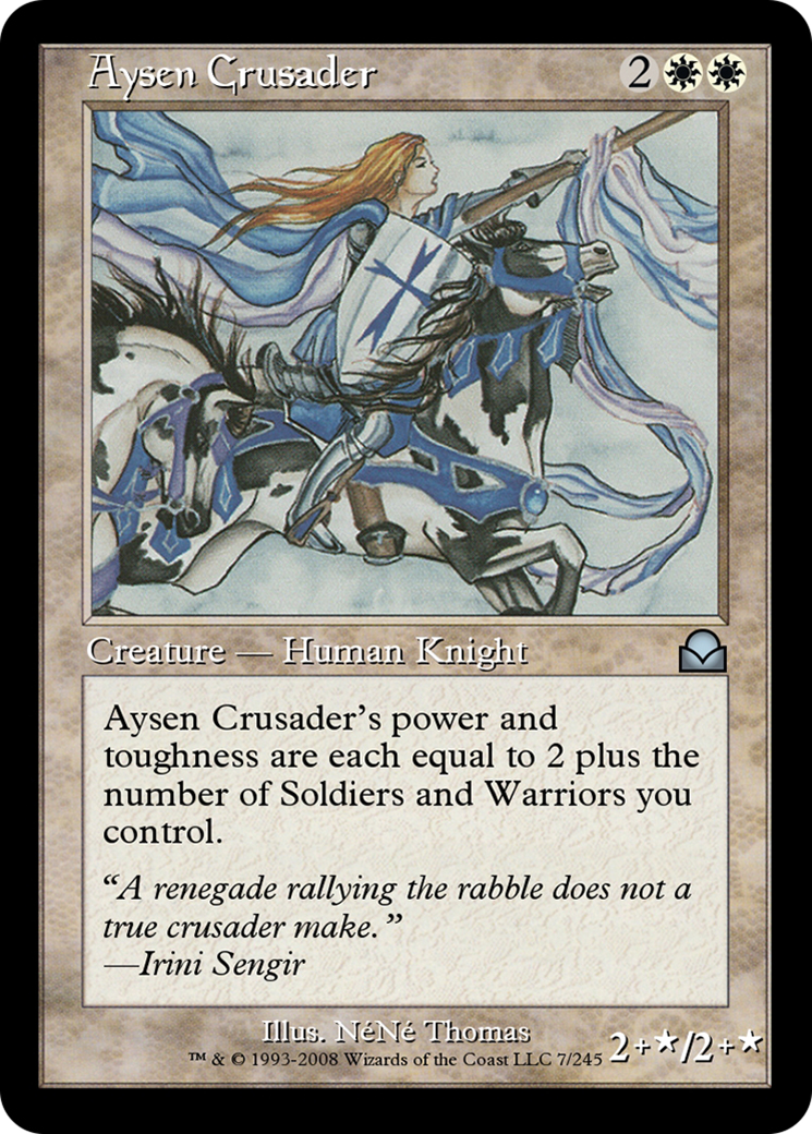 Aysen Crusader (ME2-007) - Masters Edition II Foil