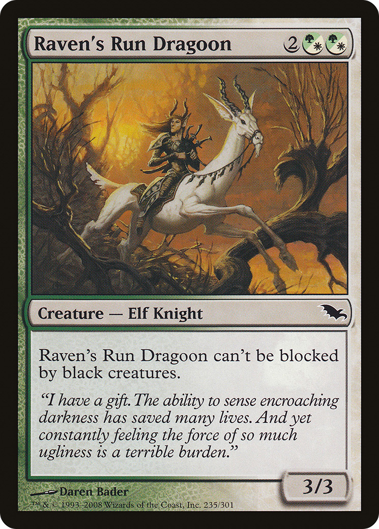 Raven's Run Dragoon (SHM-235) - Shadowmoor Foil