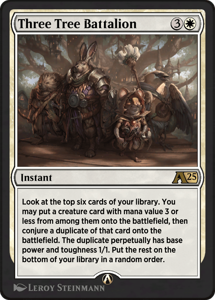 Three Tree Battalion (YBLB-004) - Alchemy: Bloomburrow