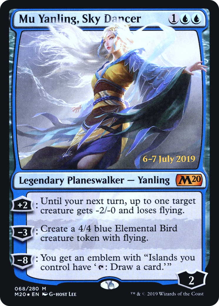 Mu Yanling, Sky Dancer (PRE-068) - Core Set 2020 Promos Foil
