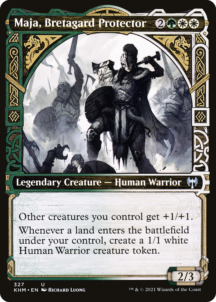 Maja, Bretagard Protector (Showcase) (KHM-327) - Kaldheim: (Showcase)