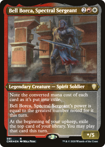 Bell Borca, Spectral Sergeant (Etched) [Commander Legends]