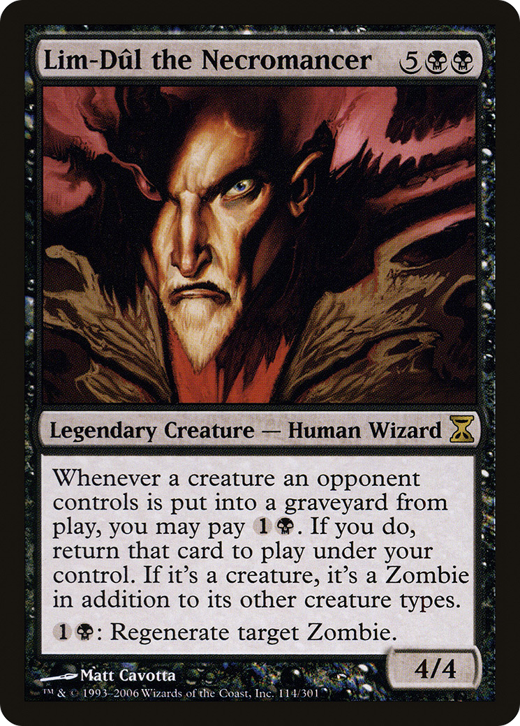 Lim-Dul the Necromancer (TSP-114) - Time Spiral Foil
