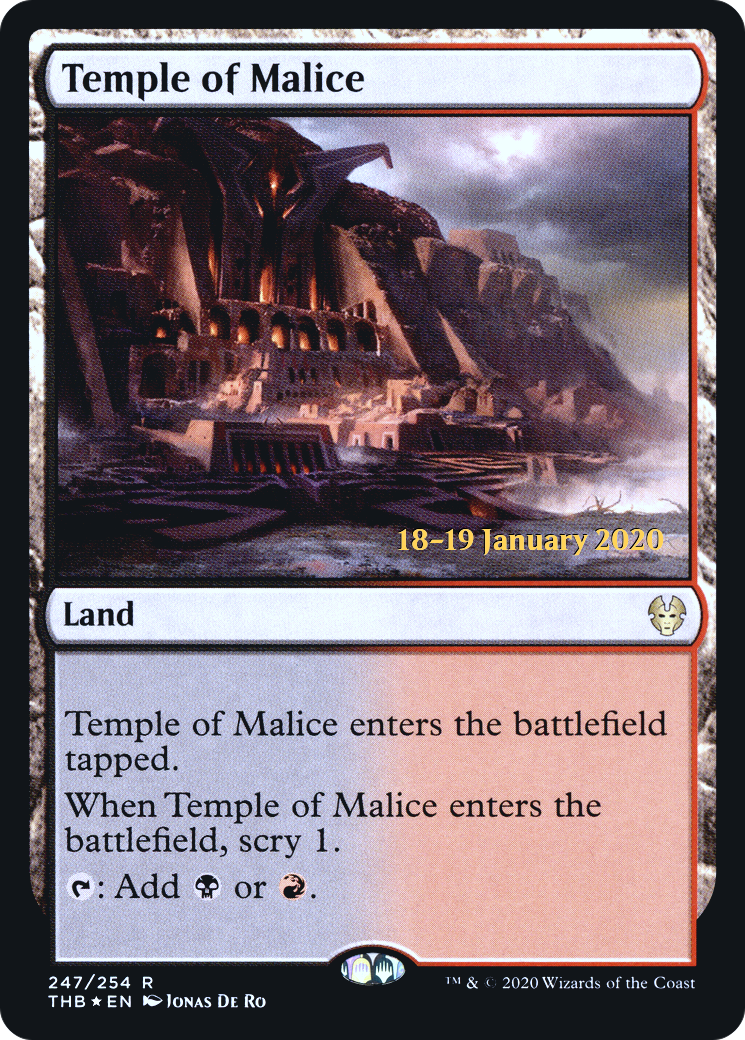 Temple of Malice (PRE-247) - Theros Beyond Death Promos Foil